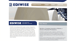 Desktop Screenshot of ediwise.com
