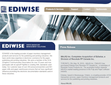 Tablet Screenshot of ediwise.com